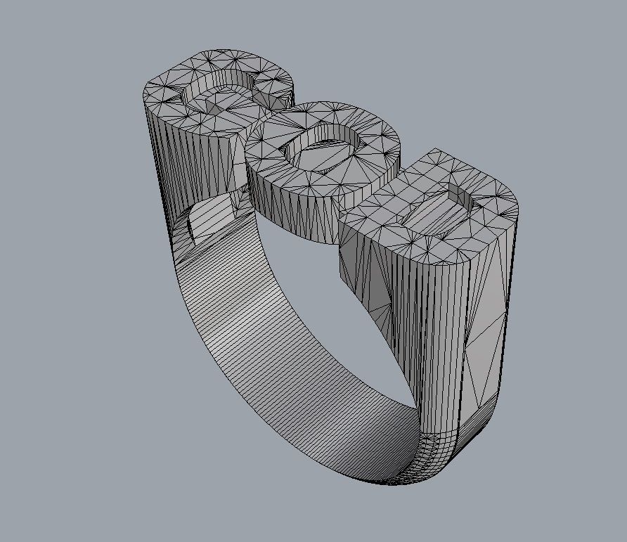 God Ring 3D print model_11