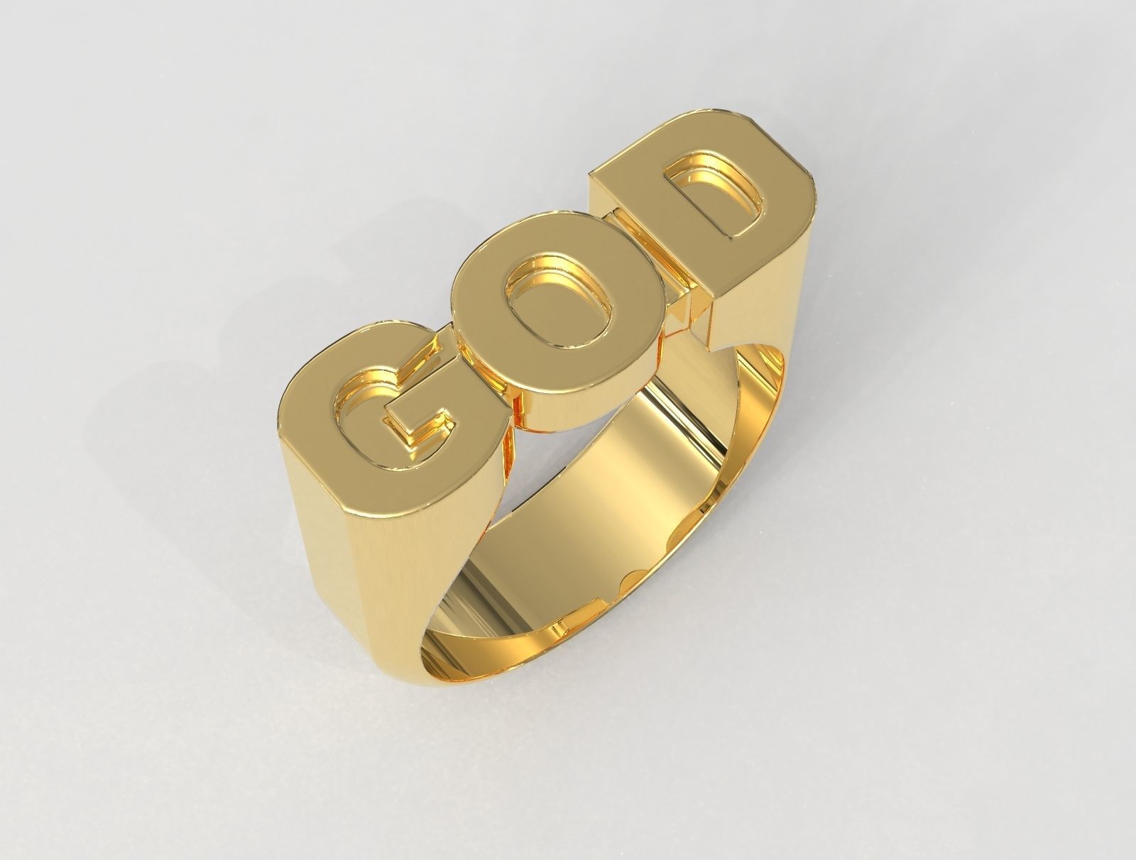 God Ring 3D print model_1