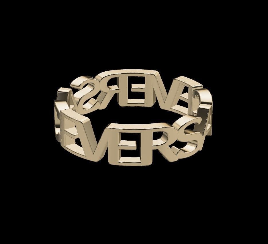 versace ring 3D model 3D printable CGTrader
