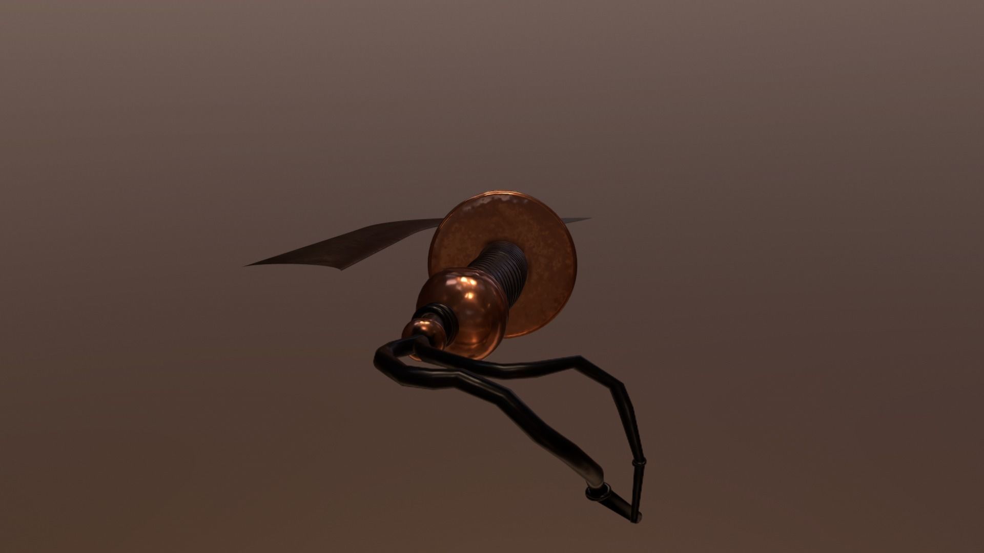 SWORD-01 chinese sword Low-poly 3D model_4