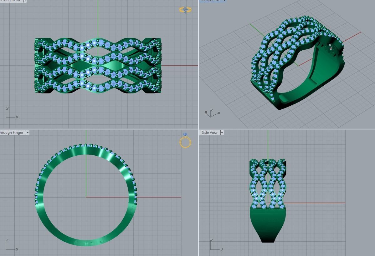 jewelry ring 3D print model_13