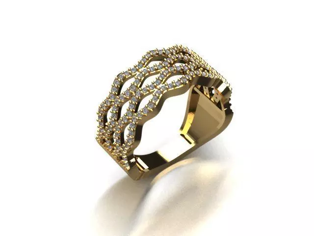 jewelry ring 3D print model_0