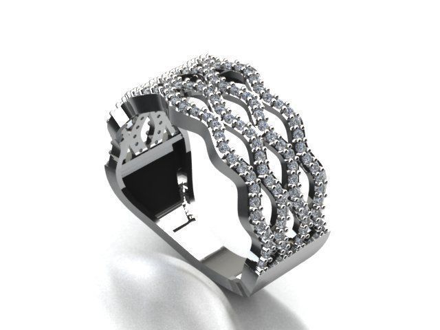 jewelry ring 3D print model_3