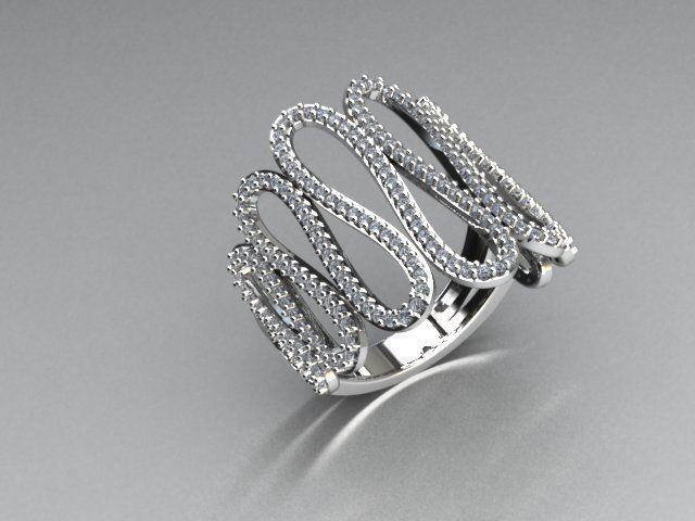 jewelry ring 3D print model_1