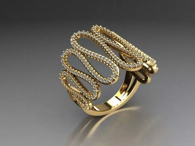 jewelry ring 3D print model_0