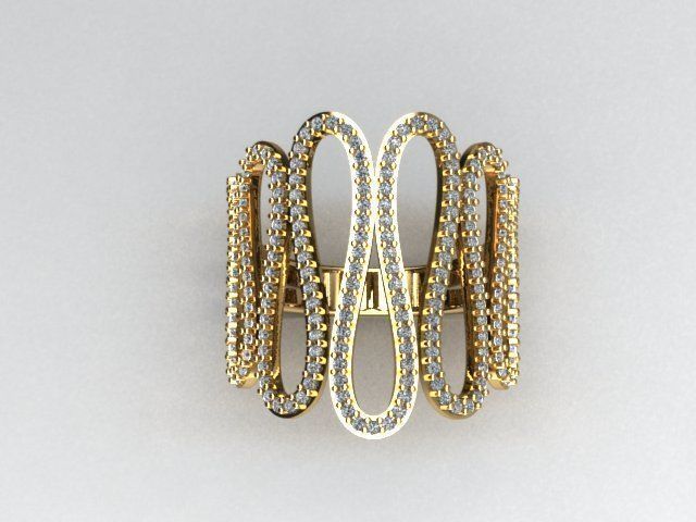 jewelry ring 3D print model_4