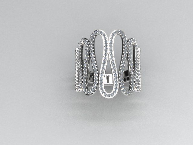 jewelry ring 3D print model_3