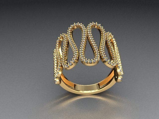 jewelry ring 3D print model_2