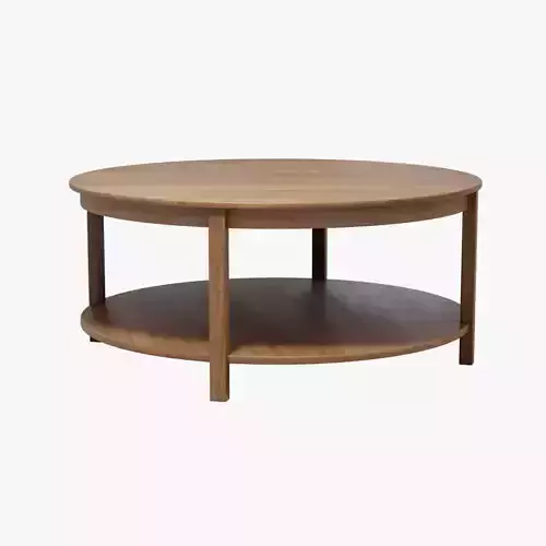 Round Wooden Coffee Table