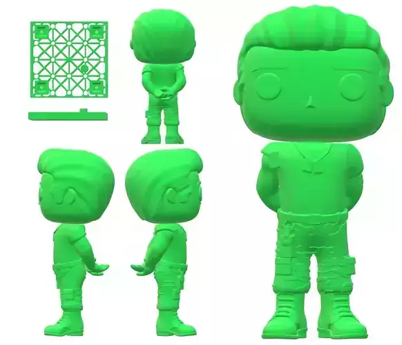 3D Print Model Funko Aliens Hicks a colonial Marine USCM Custom 3D print model