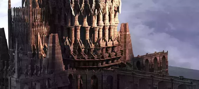 Magna Carter Fortress Spiral Towers 