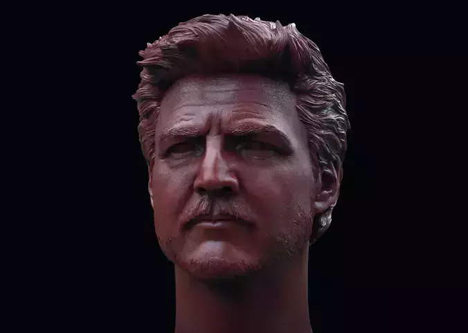 Pedro Pascal - Joel Head 3D print model
