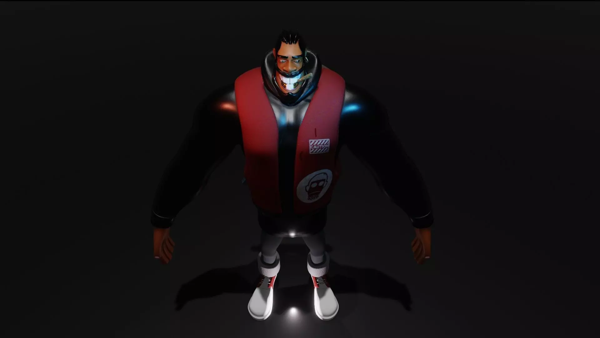 character gunman 3D model