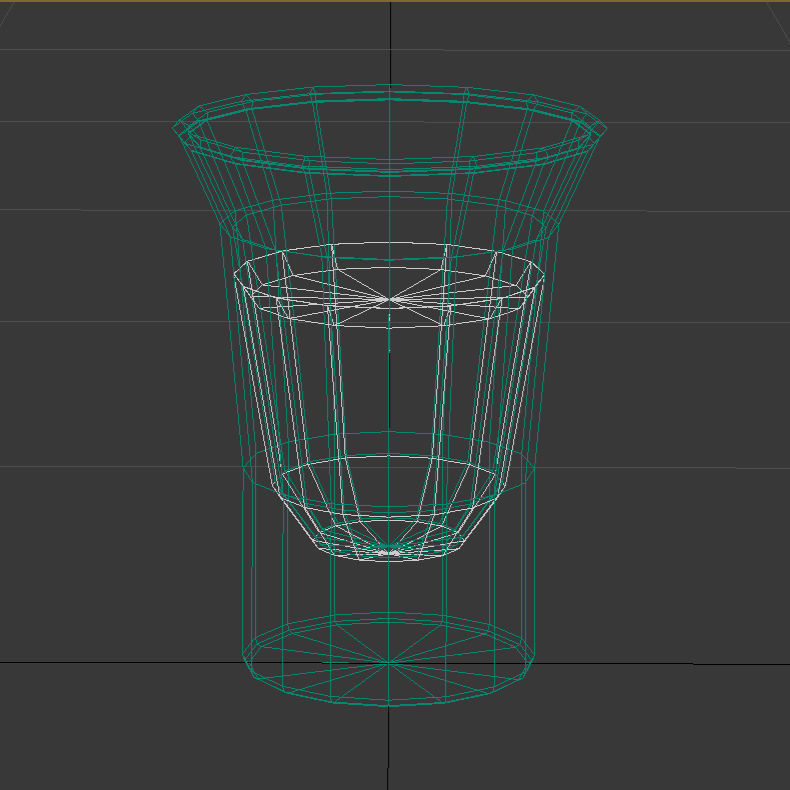 3D model Modern Shot Glass Set 001 Water Liquor - 6 models VR / AR ...