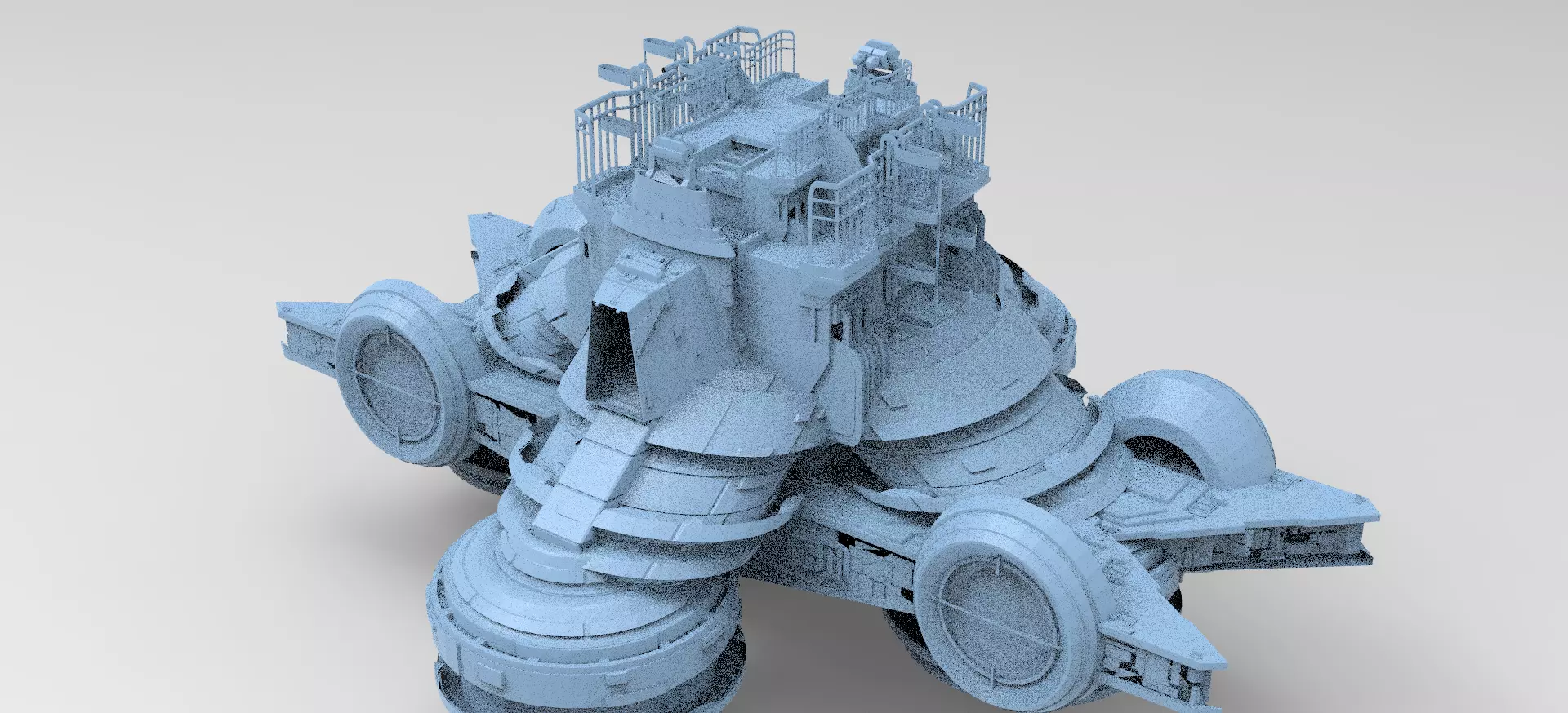 Floating Desert platform 1 3D model_0