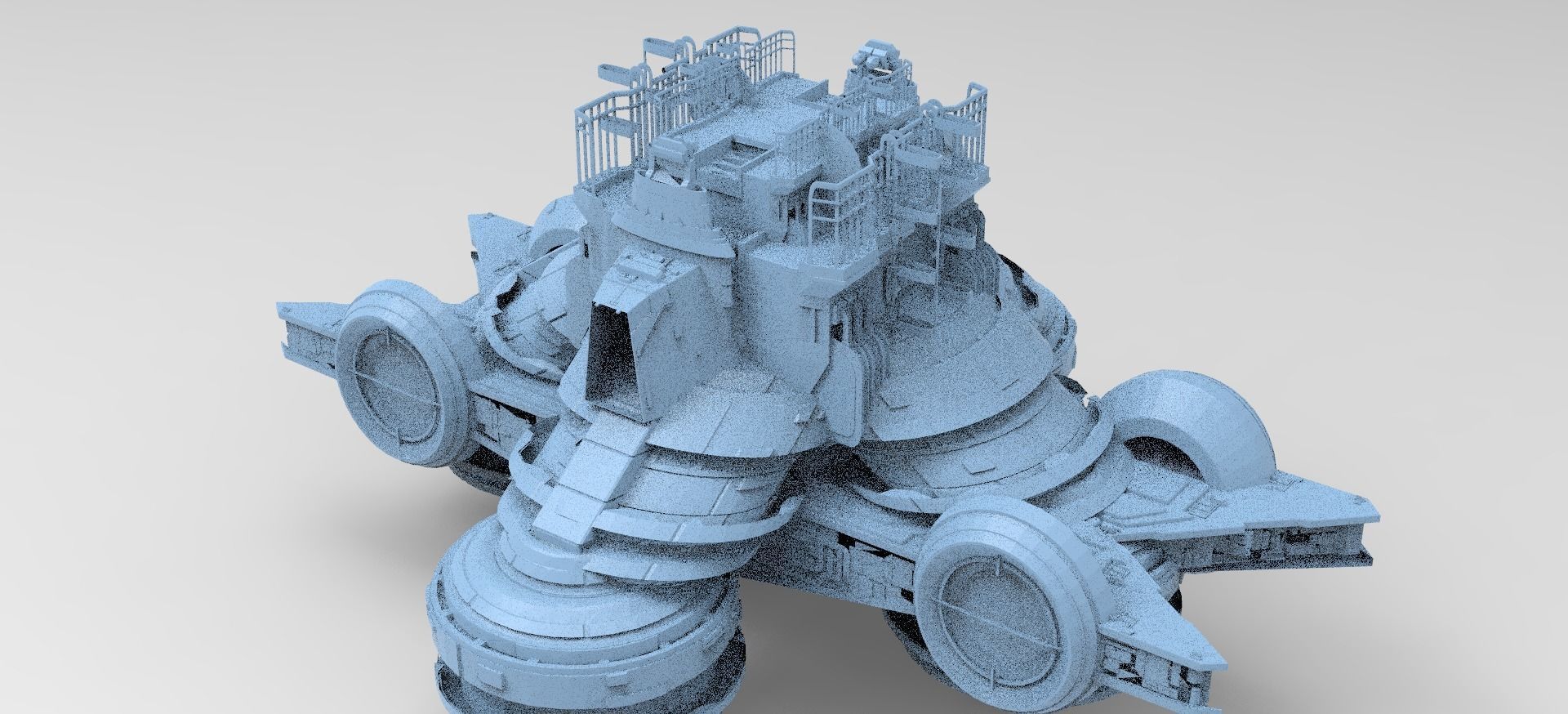 Floating Desert platform 1 3D model_1