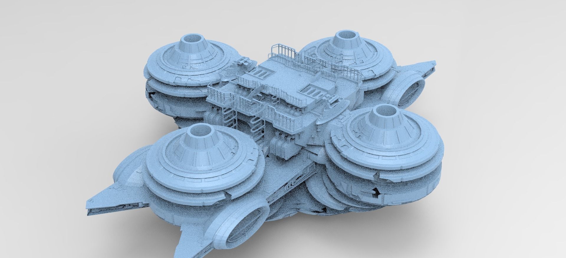 Floating Desert platform 5 3D model_1