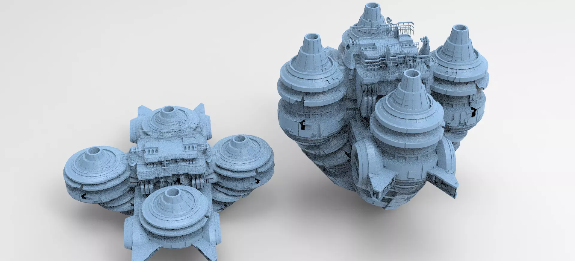 Jabba Floating Desert platform 2 3D model