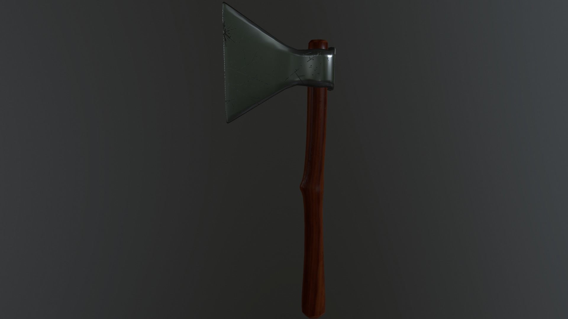 AXE-01 axe Low-poly 3D model_25