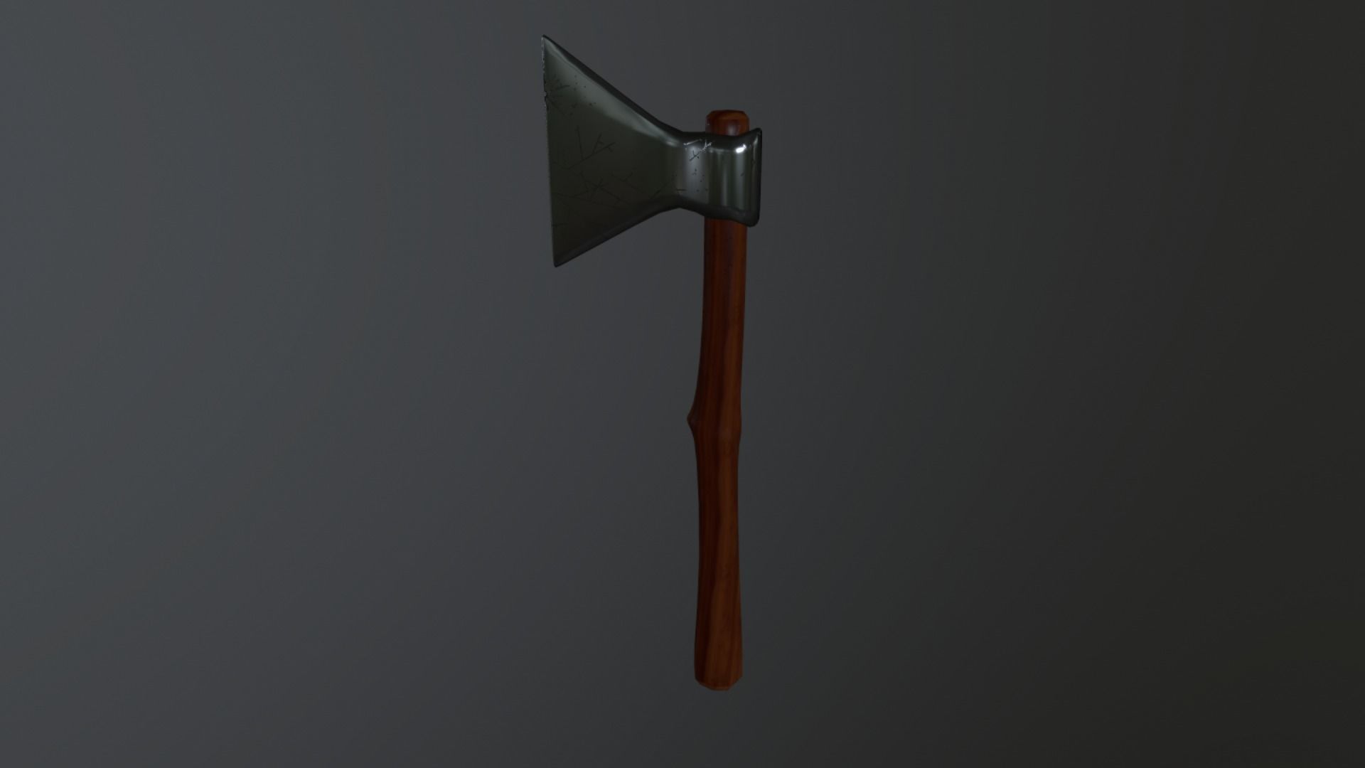 AXE-01 axe Low-poly 3D model_1
