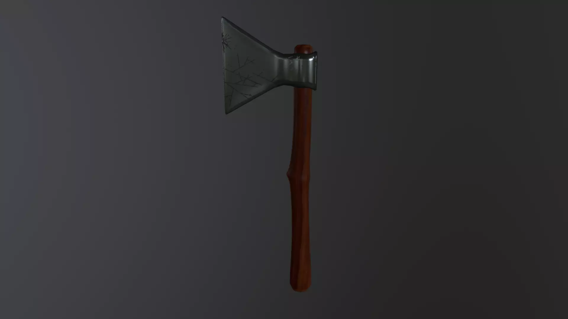 AXE-01 axe Low-poly 3D model_0
