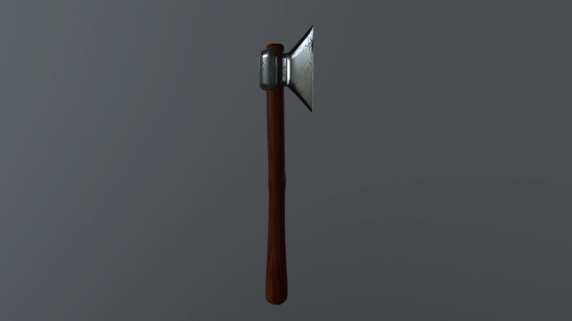 AXE-01 axe Low-poly 3D model_3