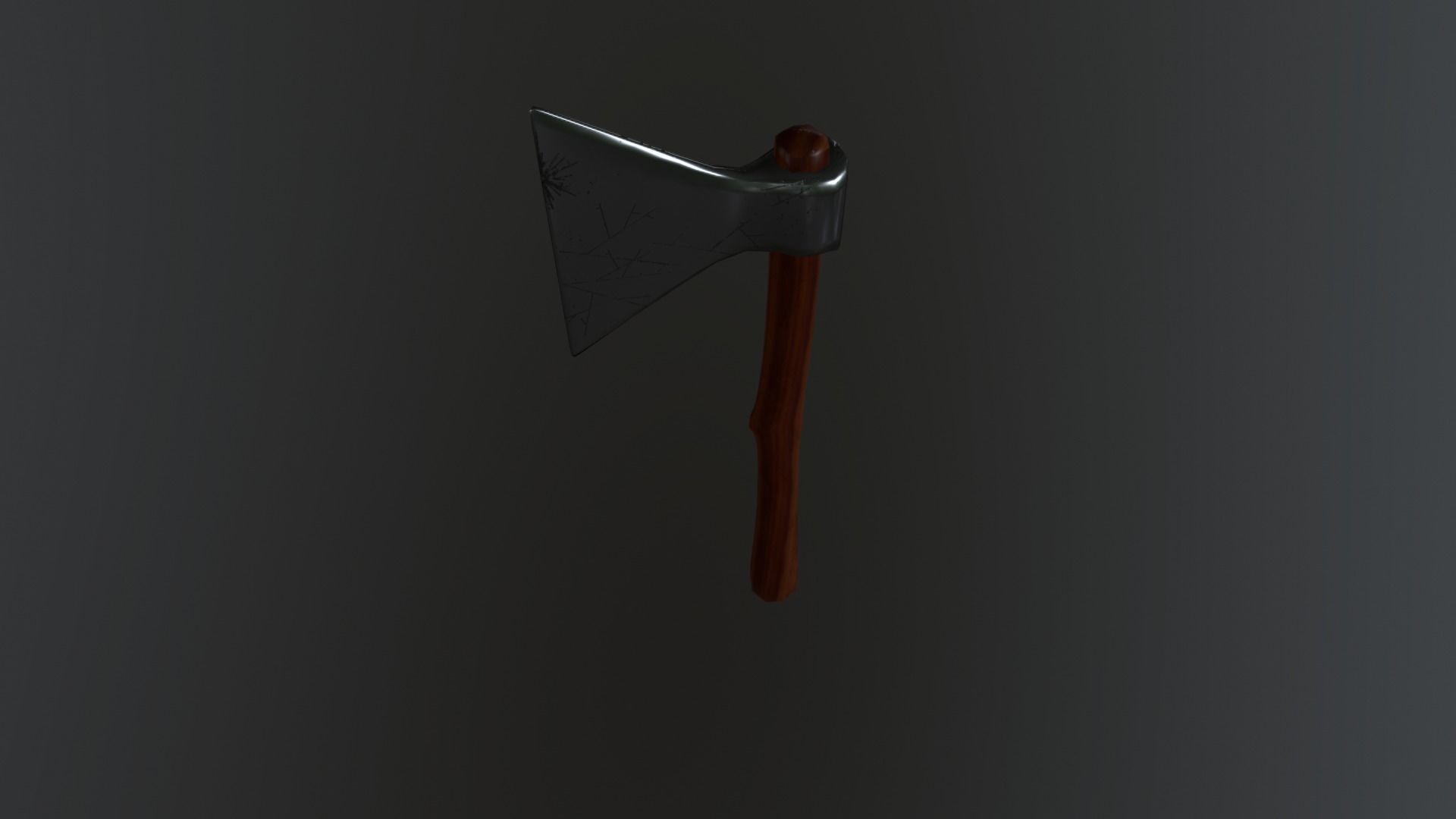 AXE-01 axe Low-poly 3D model_6
