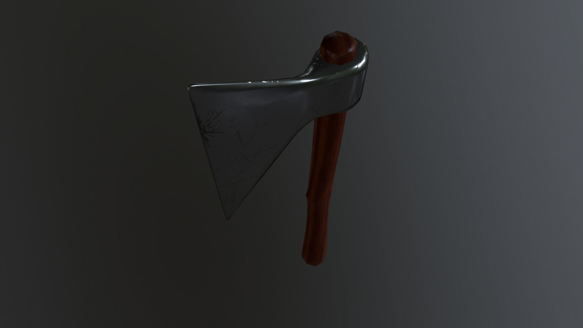 AXE-01 axe Low-poly 3D model_9