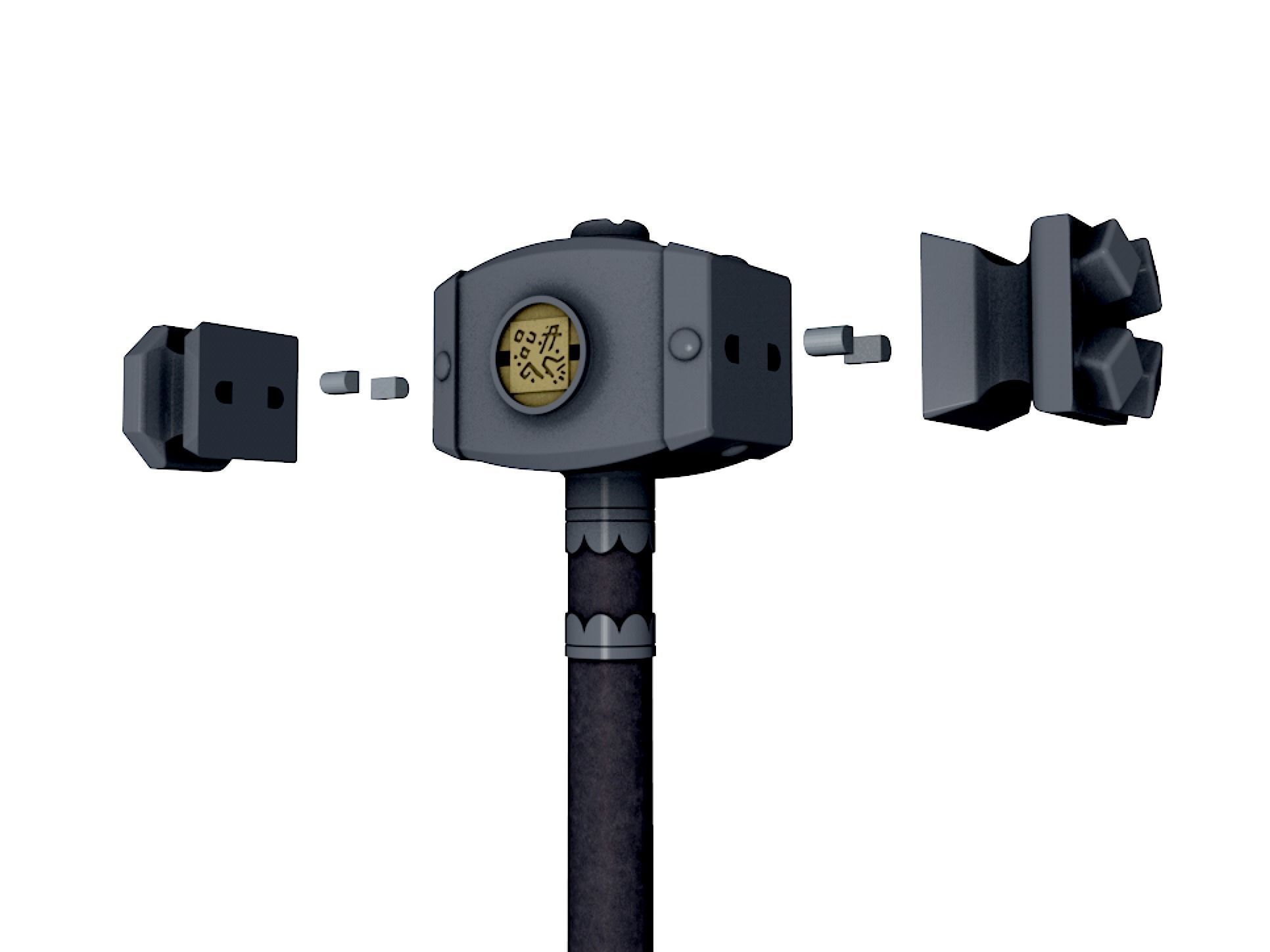 The Witcher Blood Origin Meldofs Hammer Gwen 3D print model_21