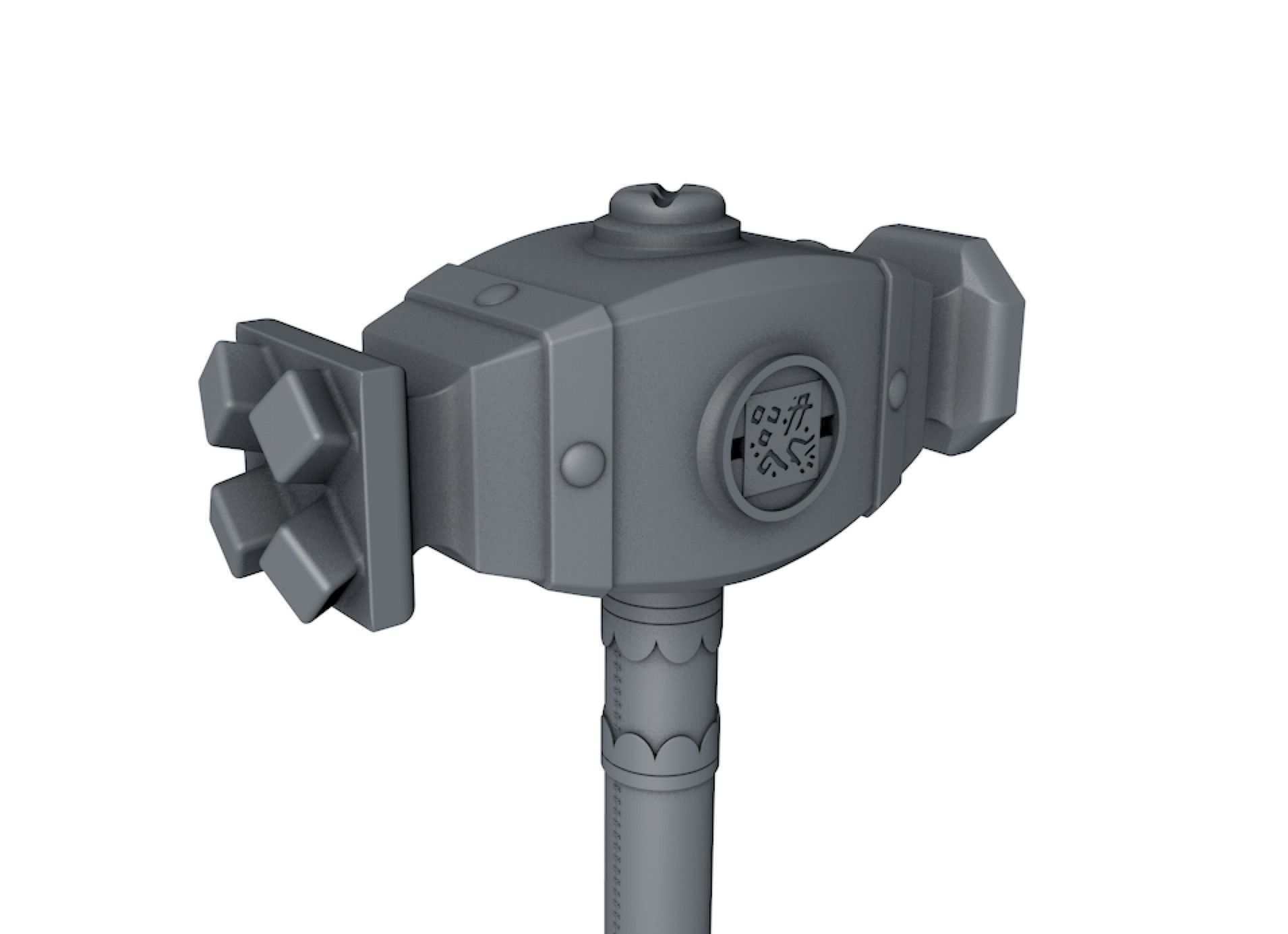 The Witcher Blood Origin Meldofs Hammer Gwen 3D print model_2