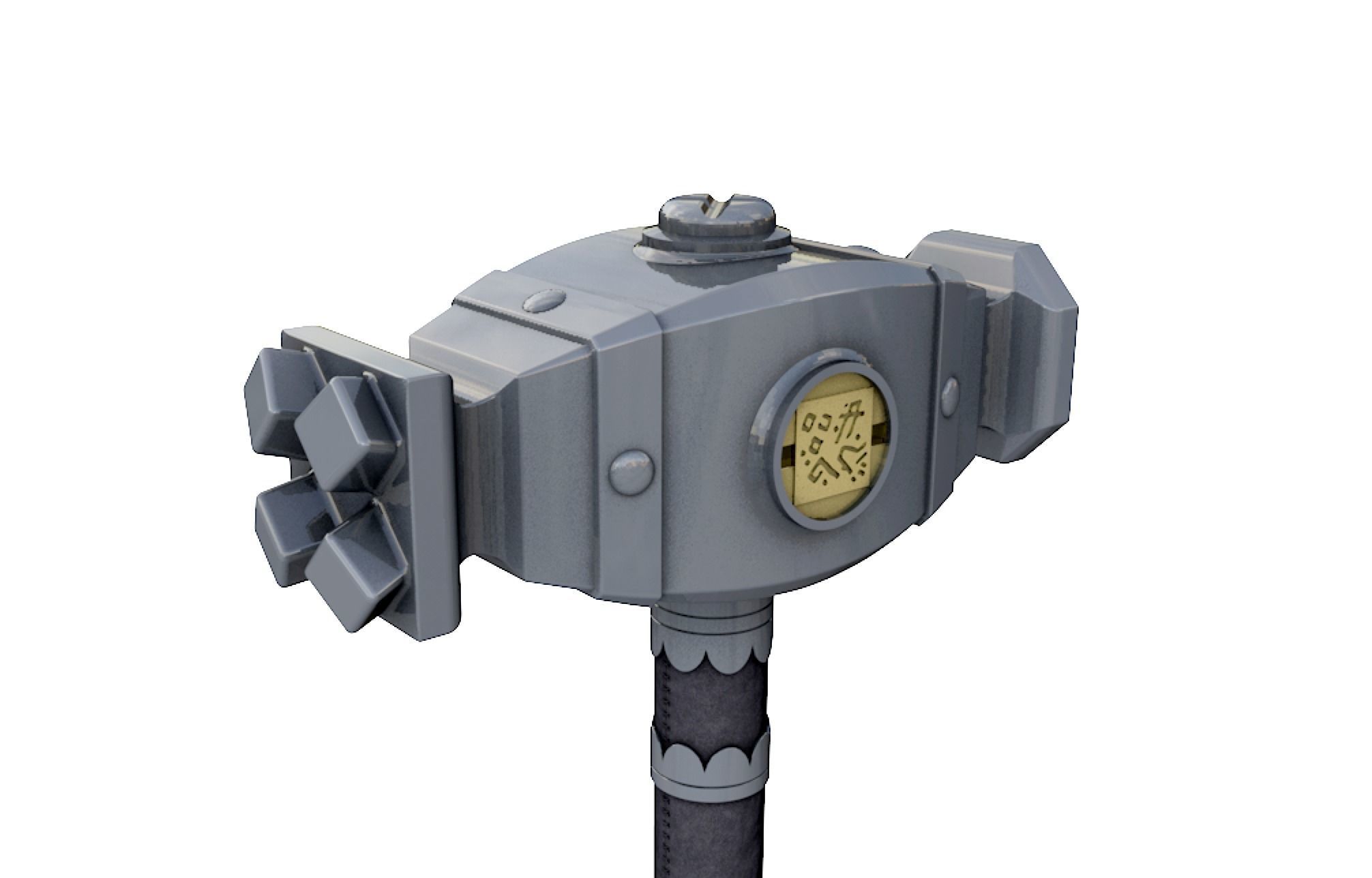 The Witcher Blood Origin Meldofs Hammer Gwen 3D print model_24