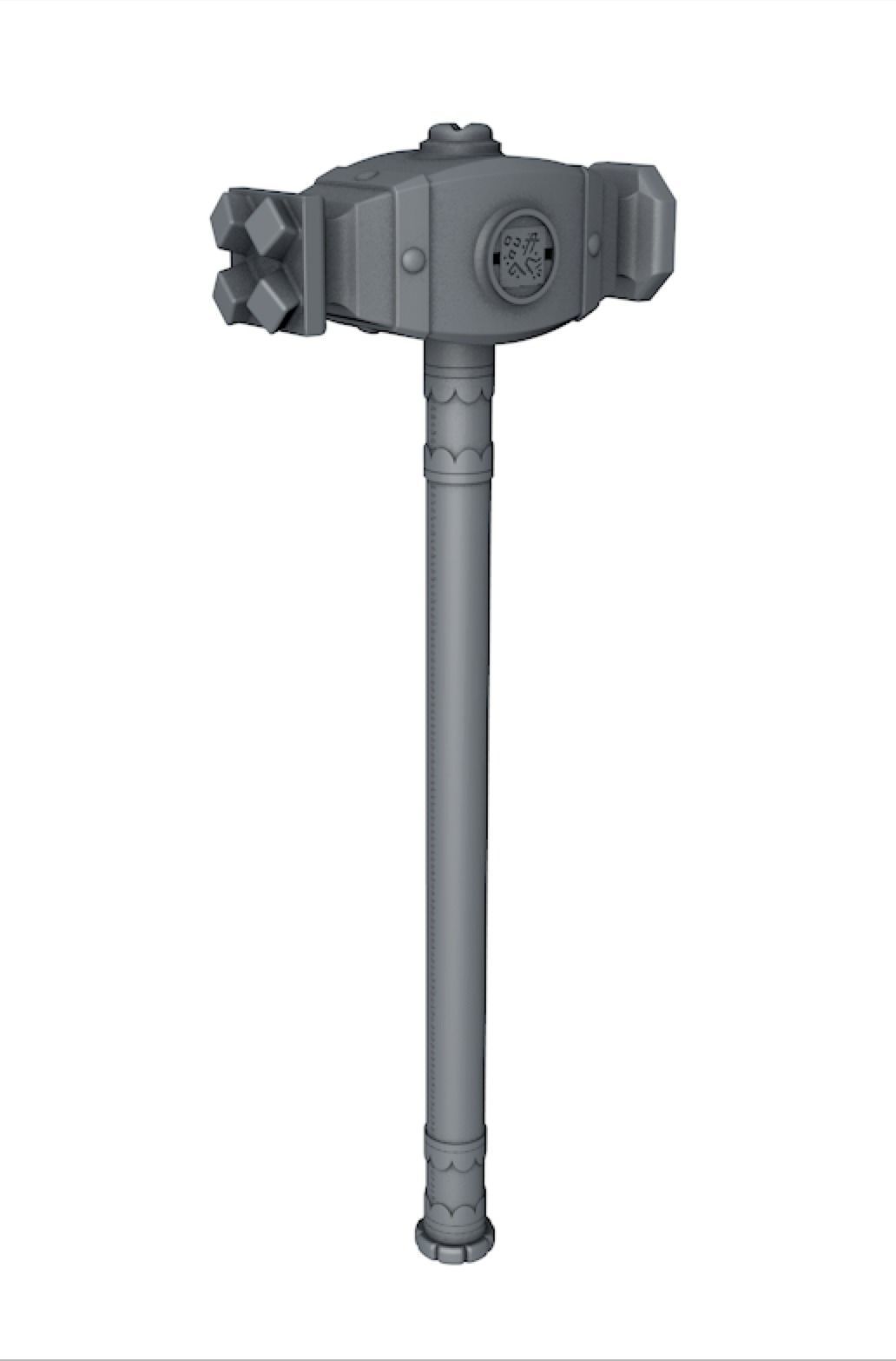 The Witcher Blood Origin Meldofs Hammer Gwen 3D print model_1