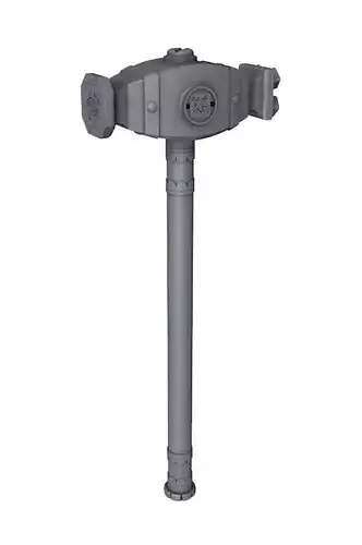 The Witcher Blood Origin Meldofs Hammer Gwen 3D print model