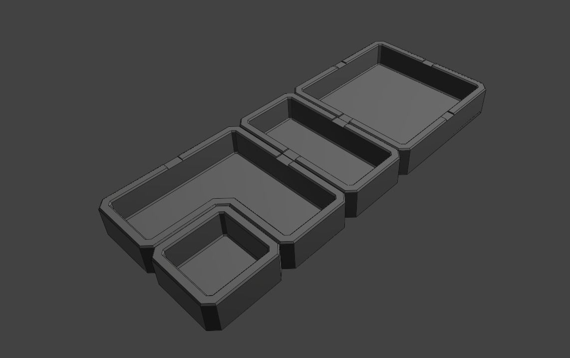 Modular Storage Project 3D print model_2