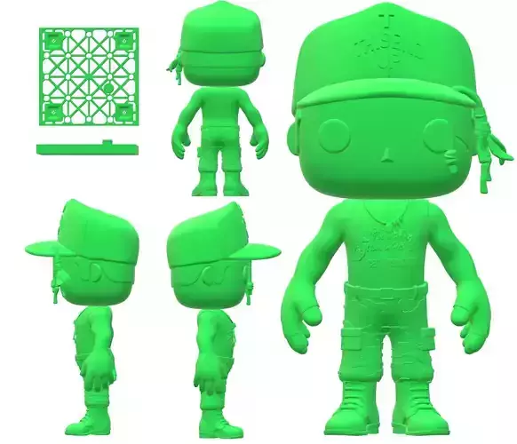 3D Print Model Drake Funko Custom Aliens Colonial Marine USCM