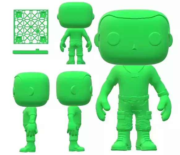 3D Print Model Funko Aliens Crowe Funko Colonial Marine USCM 3D print model