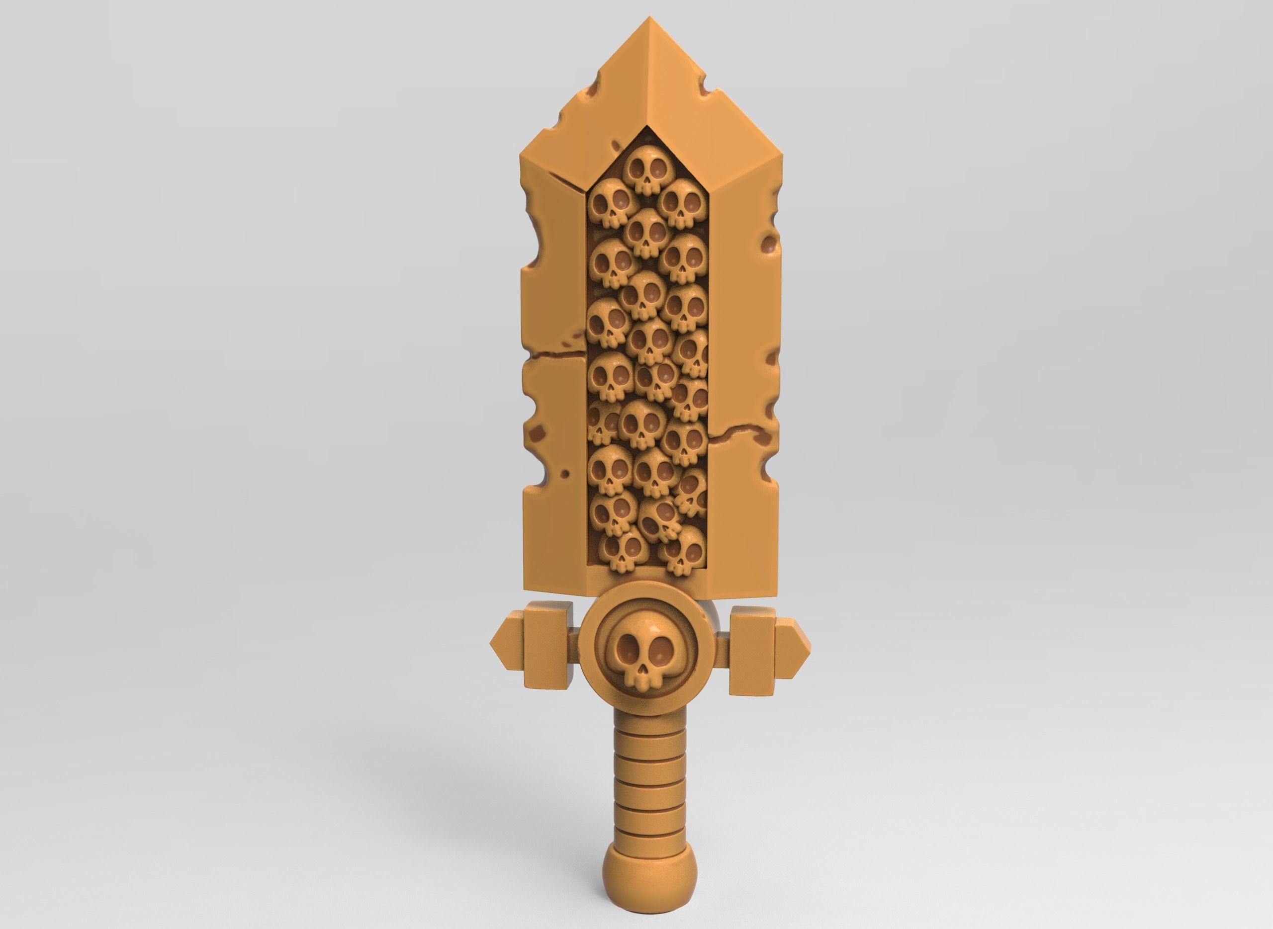 Fantasy weapons for lord gargant 3D print model_2