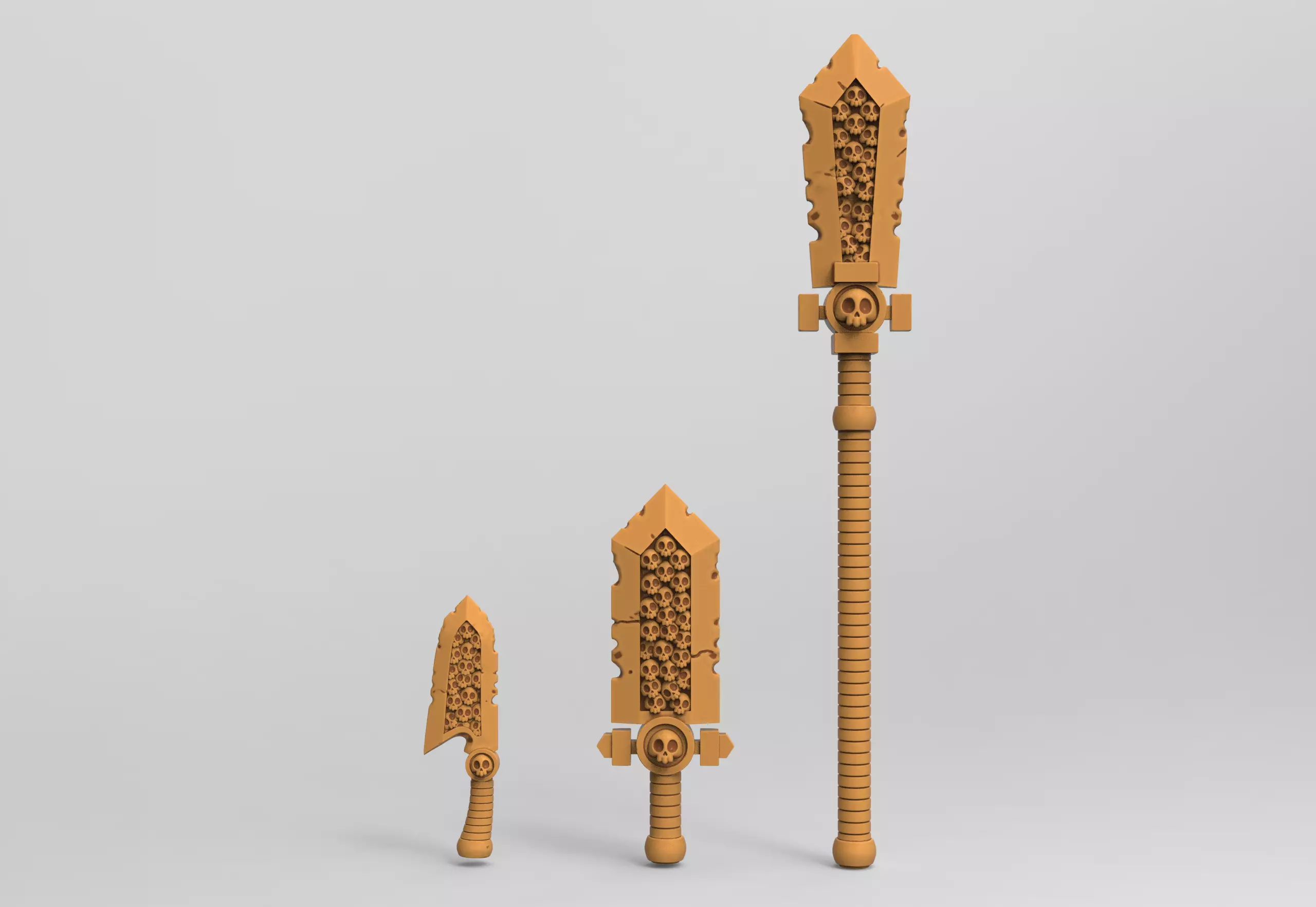 Fantasy weapons for lord gargant 3D print model_0