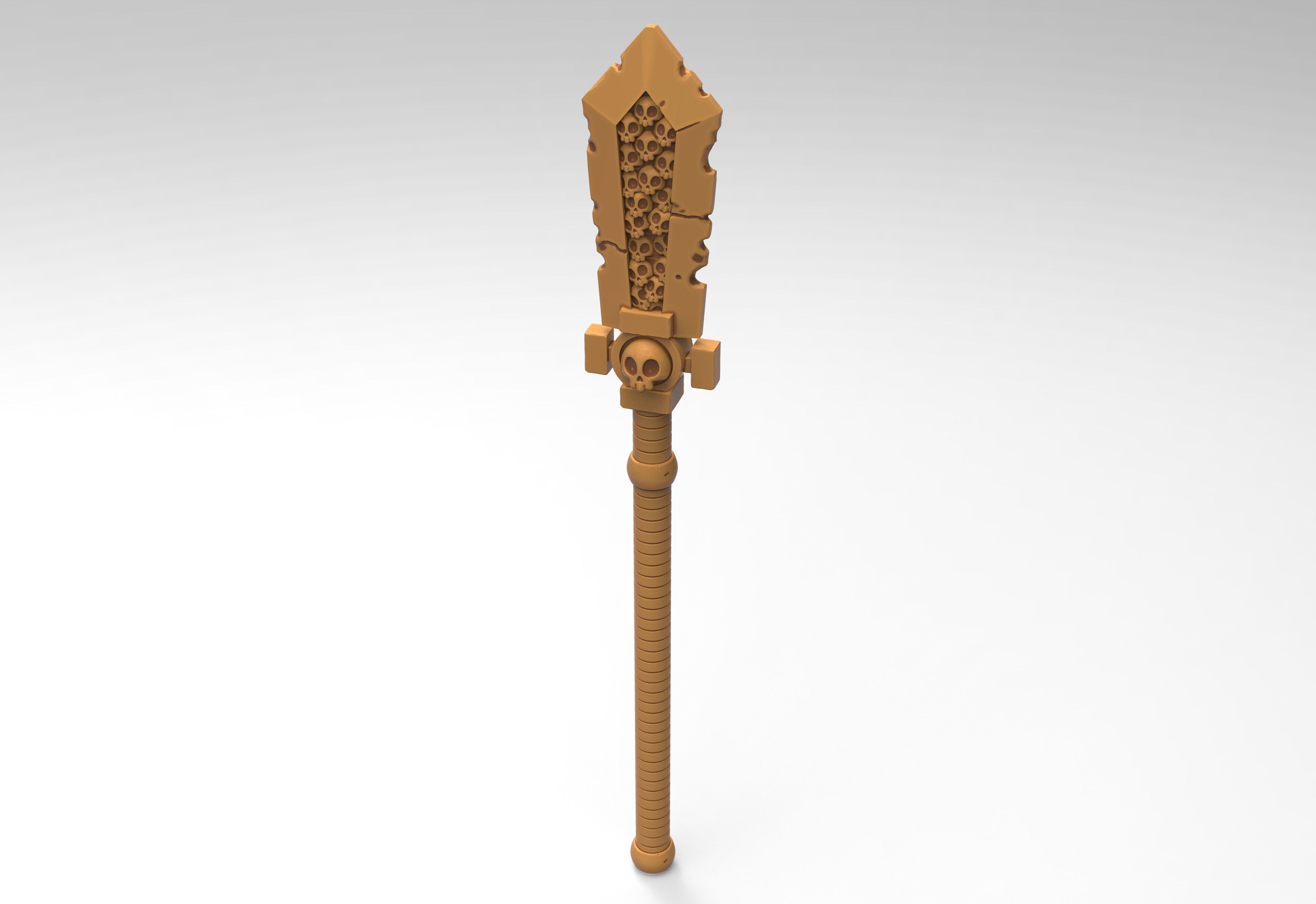 Fantasy weapons for lord gargant 3D print model_4