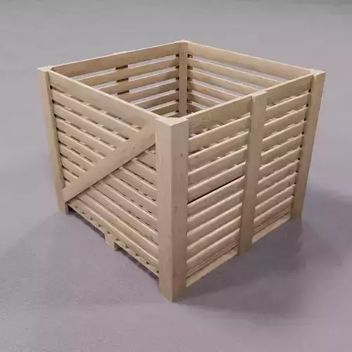 Box Pallet - 3D Model