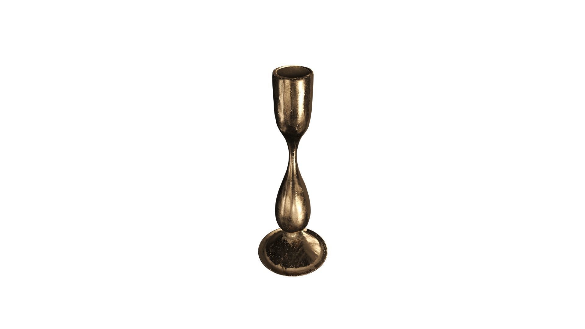 Vintage Candle stand 3D model_1