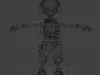 3D model Stylized Grey Alien Scavenger Character Rigged Low Poly VR ...