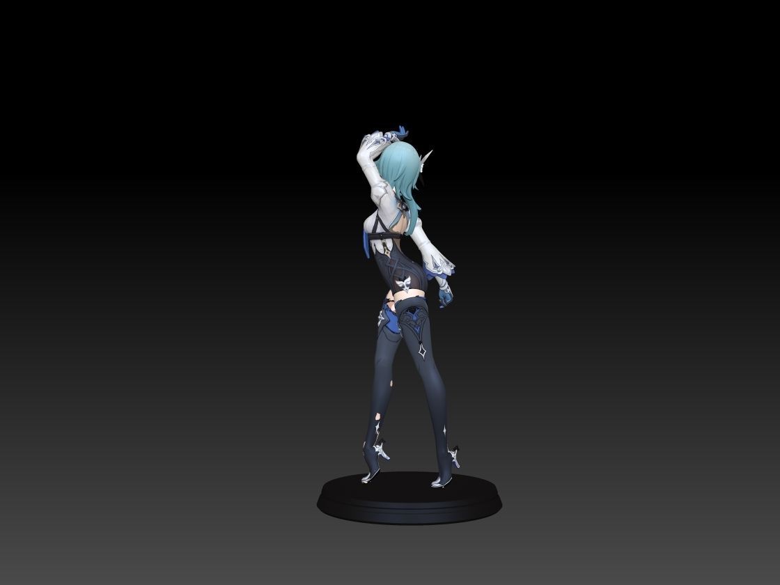 Genshin Impact - Eula Bishoujo Statue 3D print Model 3D print model_17