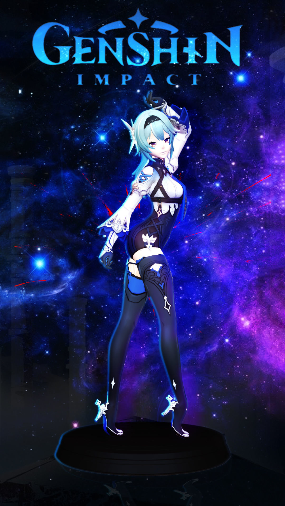 Genshin Impact - Eula Bishoujo Statue 3D print Model 3D print model_3