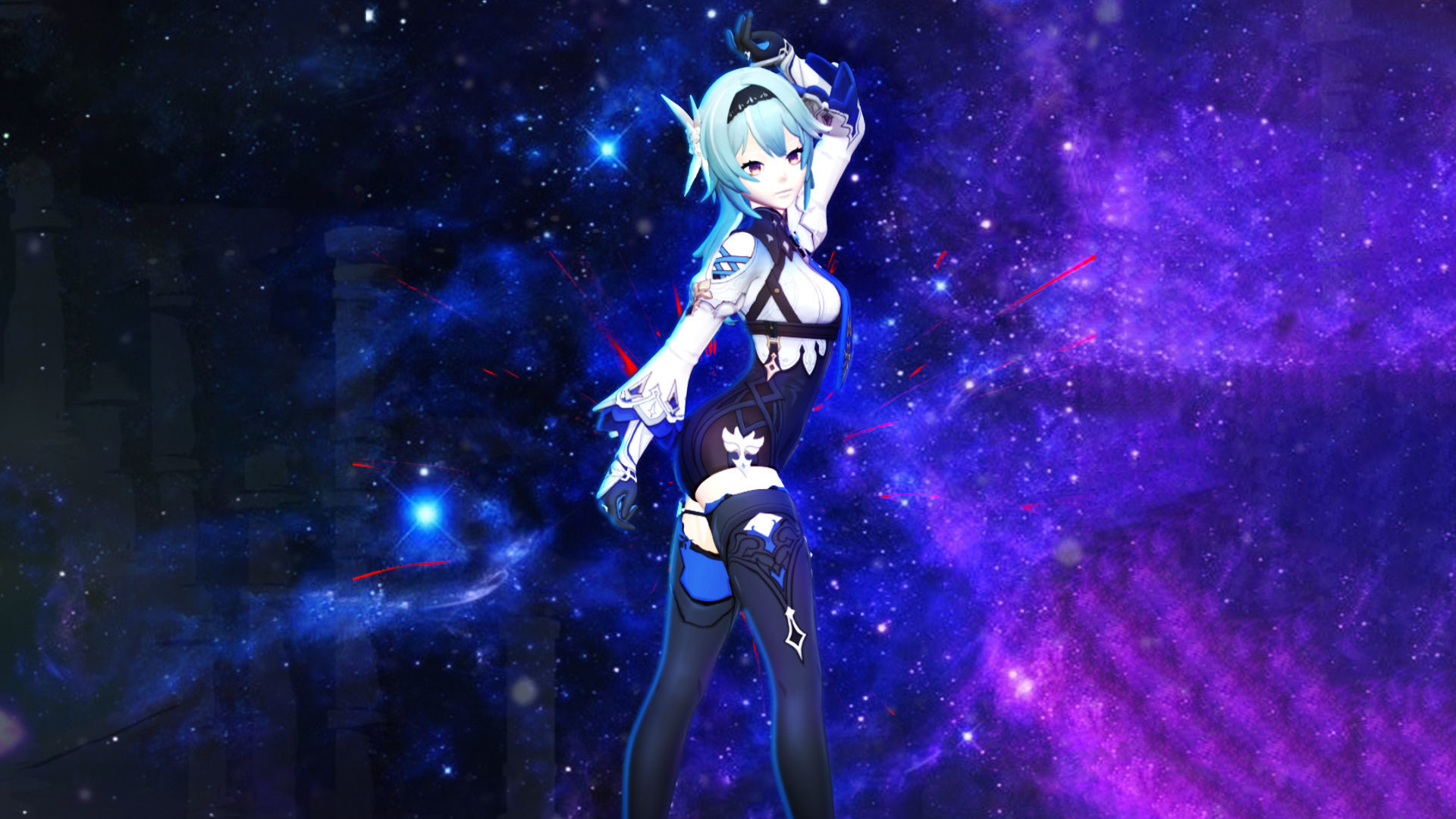 Genshin Impact - Eula Bishoujo Statue 3D print Model 3D print model_6