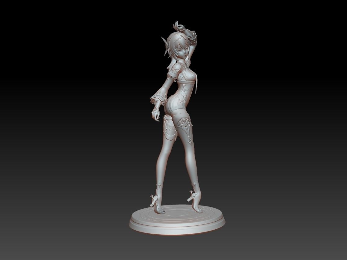 Genshin Impact - Eula Bishoujo Statue 3D print Model 3D print model_16