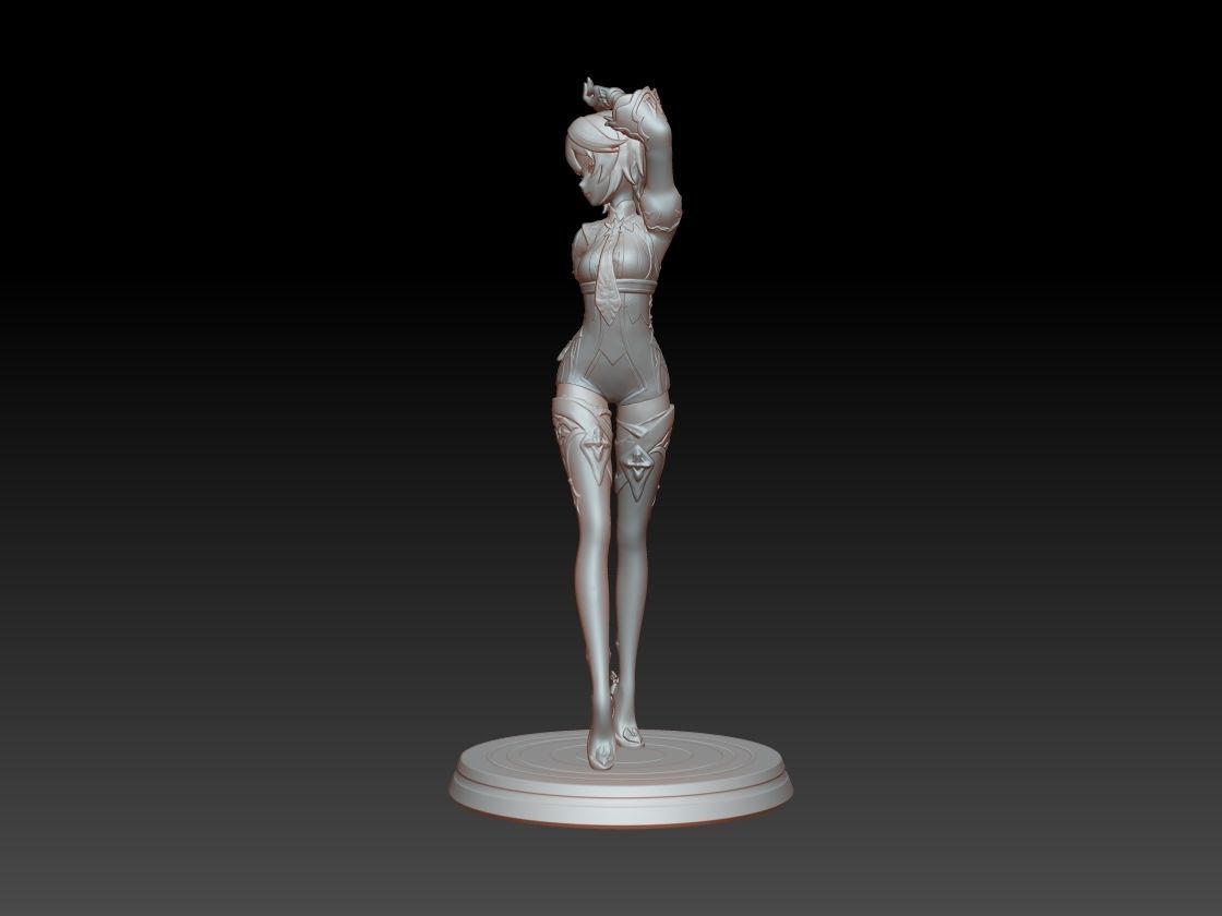 Genshin Impact - Eula Bishoujo Statue 3D print Model 3D print model_10