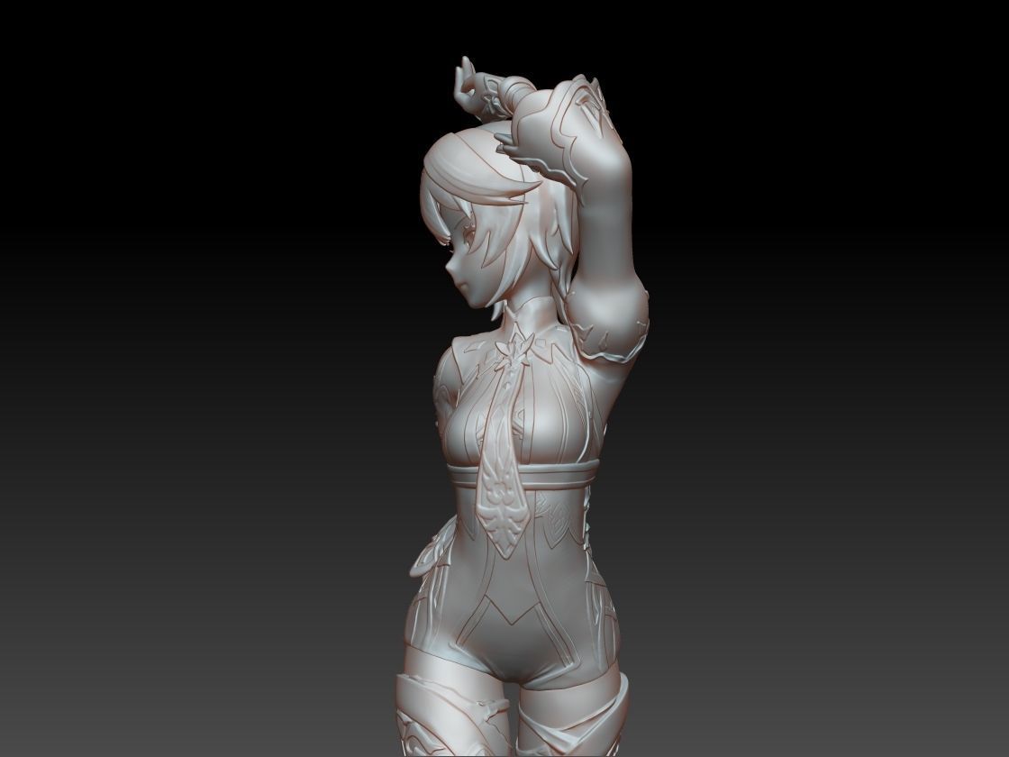 Genshin Impact - Eula Bishoujo Statue 3D print Model 3D print model_7
