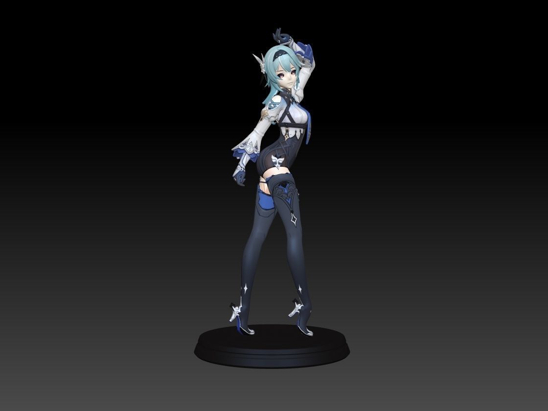 Genshin Impact - Eula Bishoujo Statue 3D print Model 3D print model_18