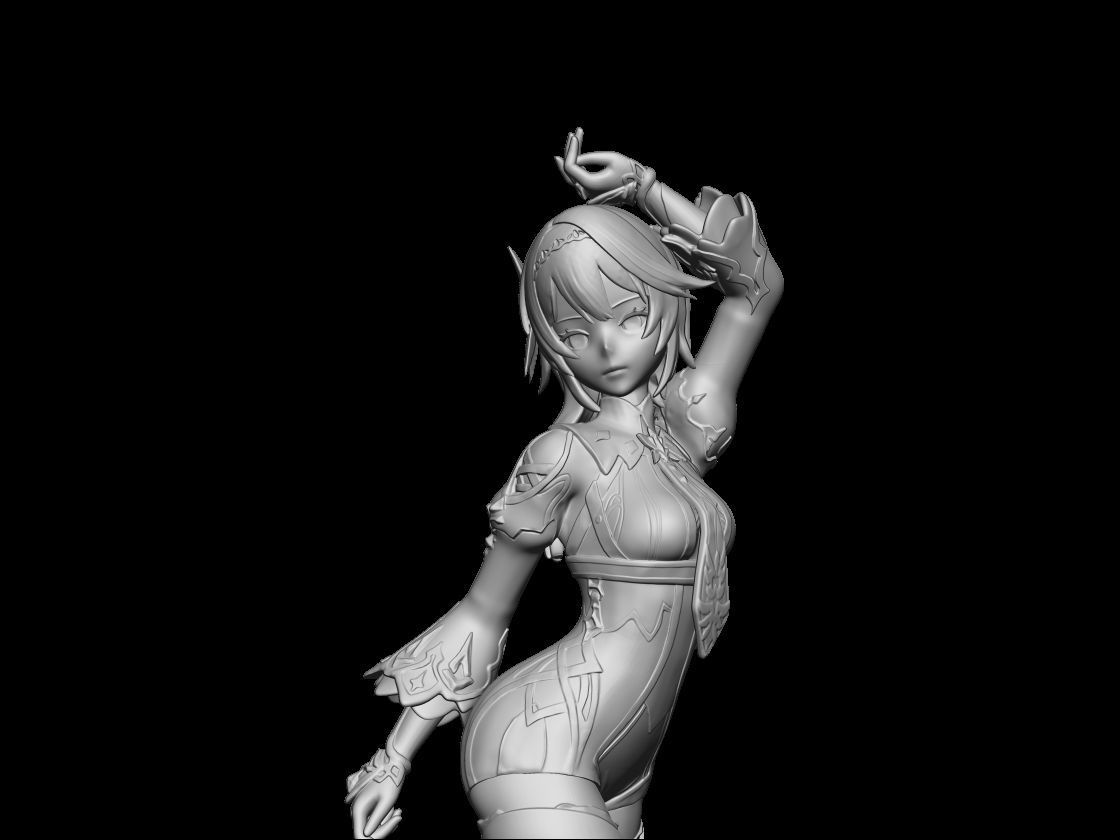 Genshin Impact - Eula Bishoujo Statue 3D print Model 3D print model_4